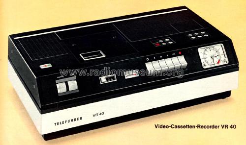 Video-Cassetten-Recorder VR 40; Telefunken (ID = 2848067) R-Player