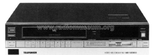 Video Recorder 980 HiFi Stereo; Telefunken (ID = 1714922) R-Player