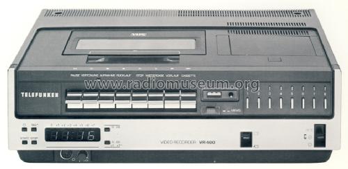 Video Recorder VR-400; Telefunken (ID = 1278478) Reg-Riprod
