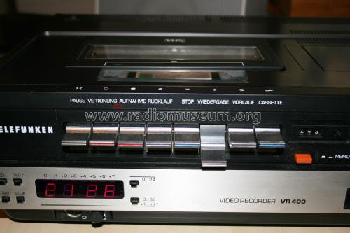 Video Recorder VR-400; Telefunken (ID = 1489050) Ton-Bild