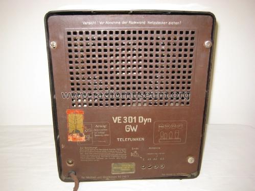 Volksempfänger VE 301 Dyn GW; Telefunken (ID = 1648039) Radio