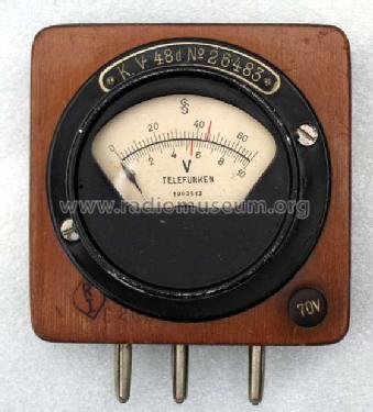 Voltmeter K.V.48d; Telefunken (ID = 330910) Ausrüstung
