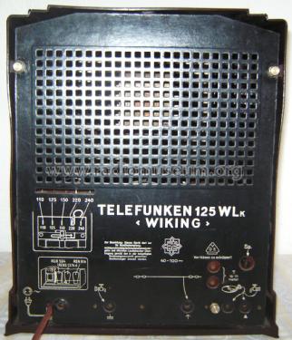 Wiking 125WLK ; Telefunken (ID = 2567423) Radio