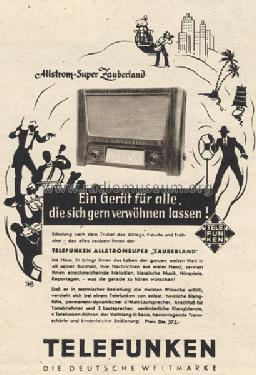 Zauberland 8H64GWKL; Telefunken (ID = 71701) Radio