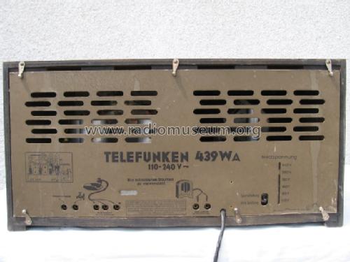 Zeesen-Super 439WA ; Telefunken; Wien (ID = 324256) Radio