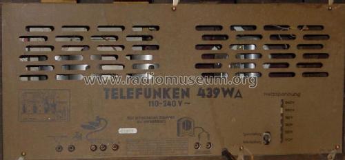 Zeesen-Super 439WA ; Telefunken; Wien (ID = 54503) Radio