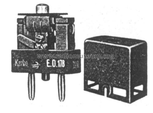 Zweifach-Carborunddetektor ED178; Telefunken (ID = 612942) Radio part