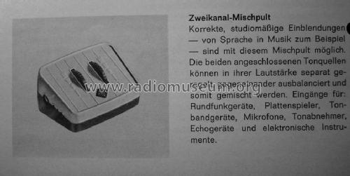 Zweikanal-Vierzehnfach-Mixer ; Telefunken (ID = 60257) Diverses