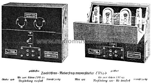 Zweiröhren-Niederfrequenzverstärker EV89d; Telefunken (ID = 1062876) Ampl/Mixer