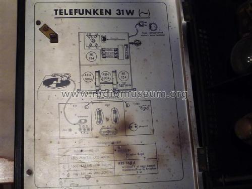 31W; Telefunken; Wien (ID = 1609903) Radio