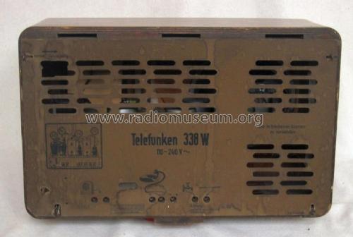 338W ; Telefunken; Wien (ID = 1552639) Radio