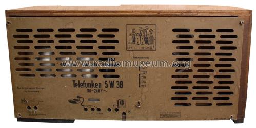 5W38; Telefunken; Wien (ID = 1070112) Radio