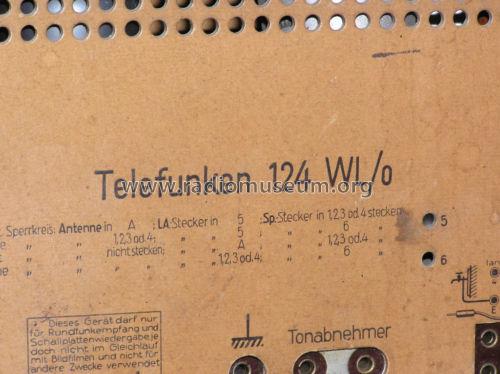 Donauland 124WL/O ; Telefunken; Wien (ID = 1065148) Radio