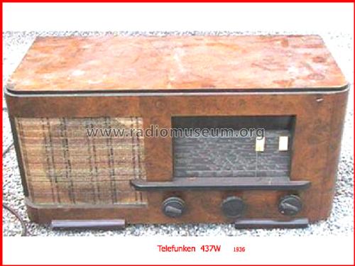 Gross-Super 437W; Telefunken; Wien (ID = 33014) Radio