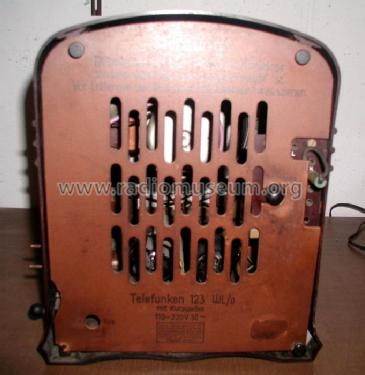 Kurier 123WL/o ; Telefunken; Wien (ID = 312804) Radio