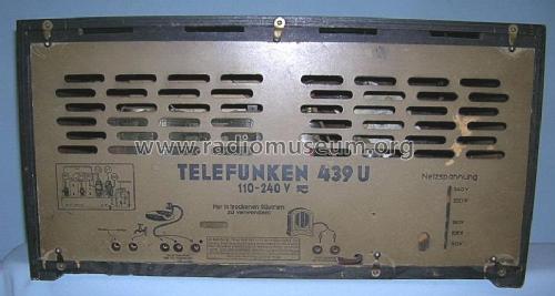 Markstein-Super 439U ; Telefunken; Wien (ID = 586749) Radio
