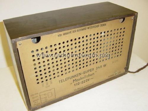 Maskottchen 349W; Telefunken; Wien (ID = 97998) Radio