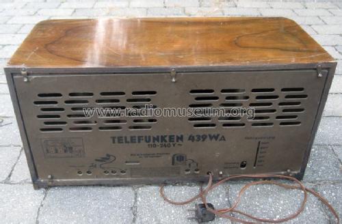 Zeesen-Super 439WA ; Telefunken; Wien (ID = 1720804) Radio
