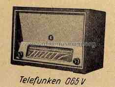 065V; Telefunken; Budapest (ID = 133435) Radio