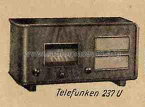 237U; Telefunken; Budapest (ID = 132967) Radio