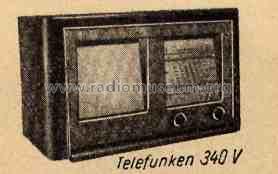 340V; Telefunken; Budapest (ID = 132964) Radio