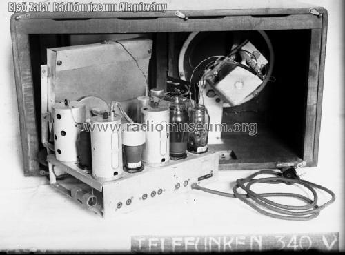 340V; Telefunken; Budapest (ID = 780127) Radio