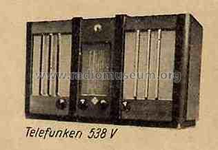 538V; Telefunken; Budapest (ID = 132961) Radio