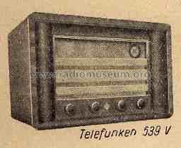 539V; Telefunken; Budapest (ID = 133225) Radio