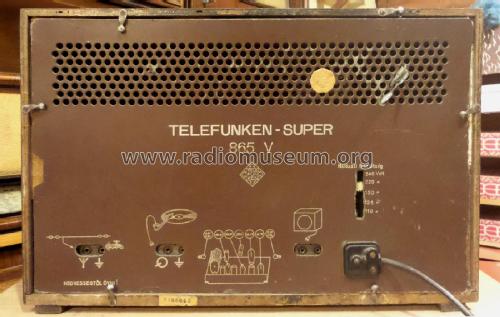 865V; Telefunken; Budapest (ID = 2716176) Radio