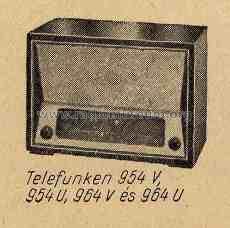 964V; Telefunken; Budapest (ID = 133432) Radio