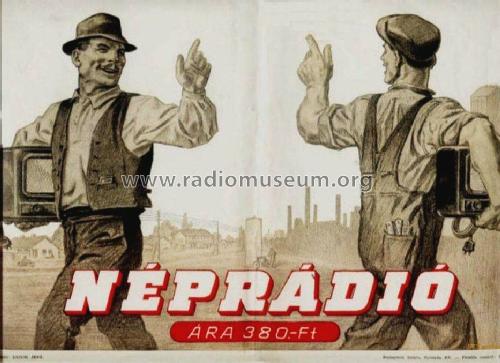 Néprádió 313NR; Telefunken; Budapest (ID = 2206875) Radio