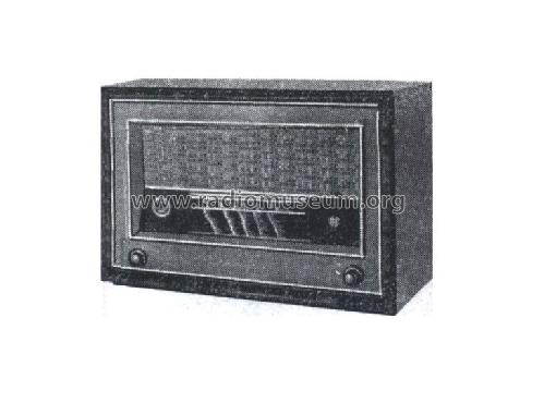 Középszuper 2T65V; Telefunken; Budapest (ID = 1622110) Radio