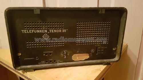Tenor 39 WLK; Telefunken El.-Gen. (ID = 2602479) Radio