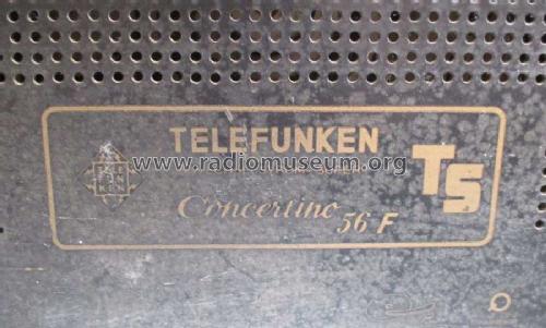 Concertino TS 56F; Telefunken France; (ID = 2124483) Radio