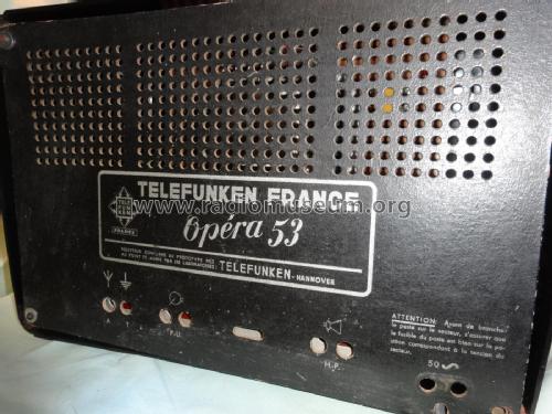 Opéra 56; Telefunken France; (ID = 2319973) Radio