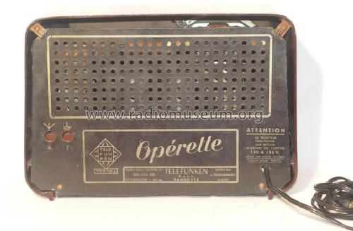 Opérette ; Telefunken France; (ID = 207501) Radio