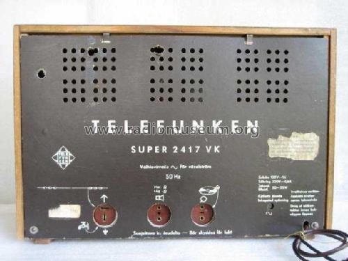 Super 2417VK; Telefunken, Helsinki (ID = 220144) Radio