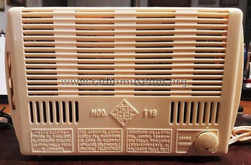 Chèri T19; Telefunken Italia, (ID = 2522542) Radio
