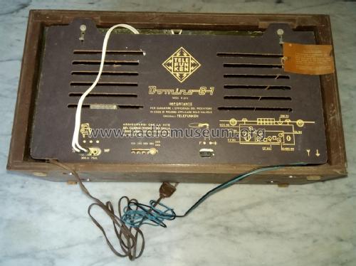 Domino 61 R272; Telefunken Italia, (ID = 2497053) Radio