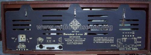 Domino Luxe 36 R533; Telefunken Italia, (ID = 1065360) Radio
