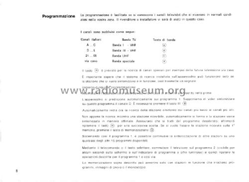 PALcolor 8818; Telefunken Italia, (ID = 1697231) Television