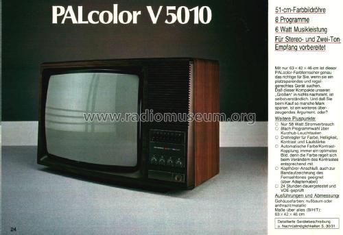 Palcolor Television V5010; Telefunken Italia, (ID = 2046924) Television