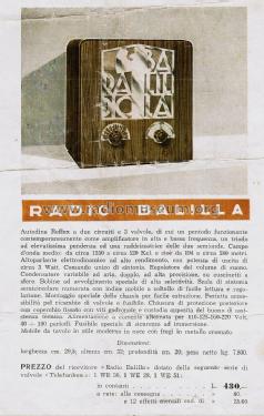 Radio Balilla ; Telefunken Italia, (ID = 3144175) Radio