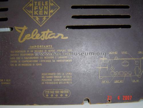 Telestar ; Telefunken Italia, (ID = 314188) Radio