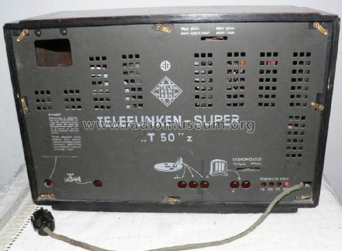 Super T50 z; Telefunken - Krajowe (ID = 2043806) Radio