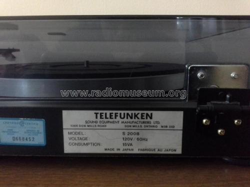 Turntable S200B; Telefunken Brand (ID = 2222230) R-Player