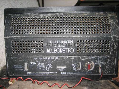 Allegretto A-4167 ; Telefunken (ID = 229164) Radio