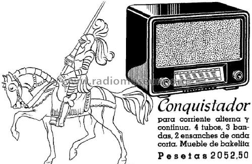 Resultado de imagen de TELEFUNKEN CONQUISTADOR