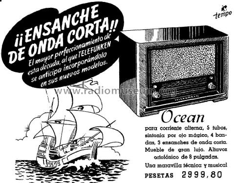 Ocean 1665A; Telefunken (ID = 962868) Radio
