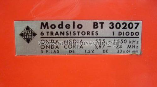 Panchito BT-30207; Telefunken (ID = 970661) Radio